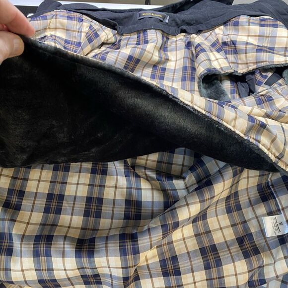 KINLOCH ANDERSON Men's Size Medium Full Zip Lined Utility Jacket Polyester - Picture 13 of 15